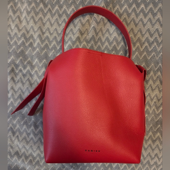 Danier Handbags - Danier Red Leather Handbag